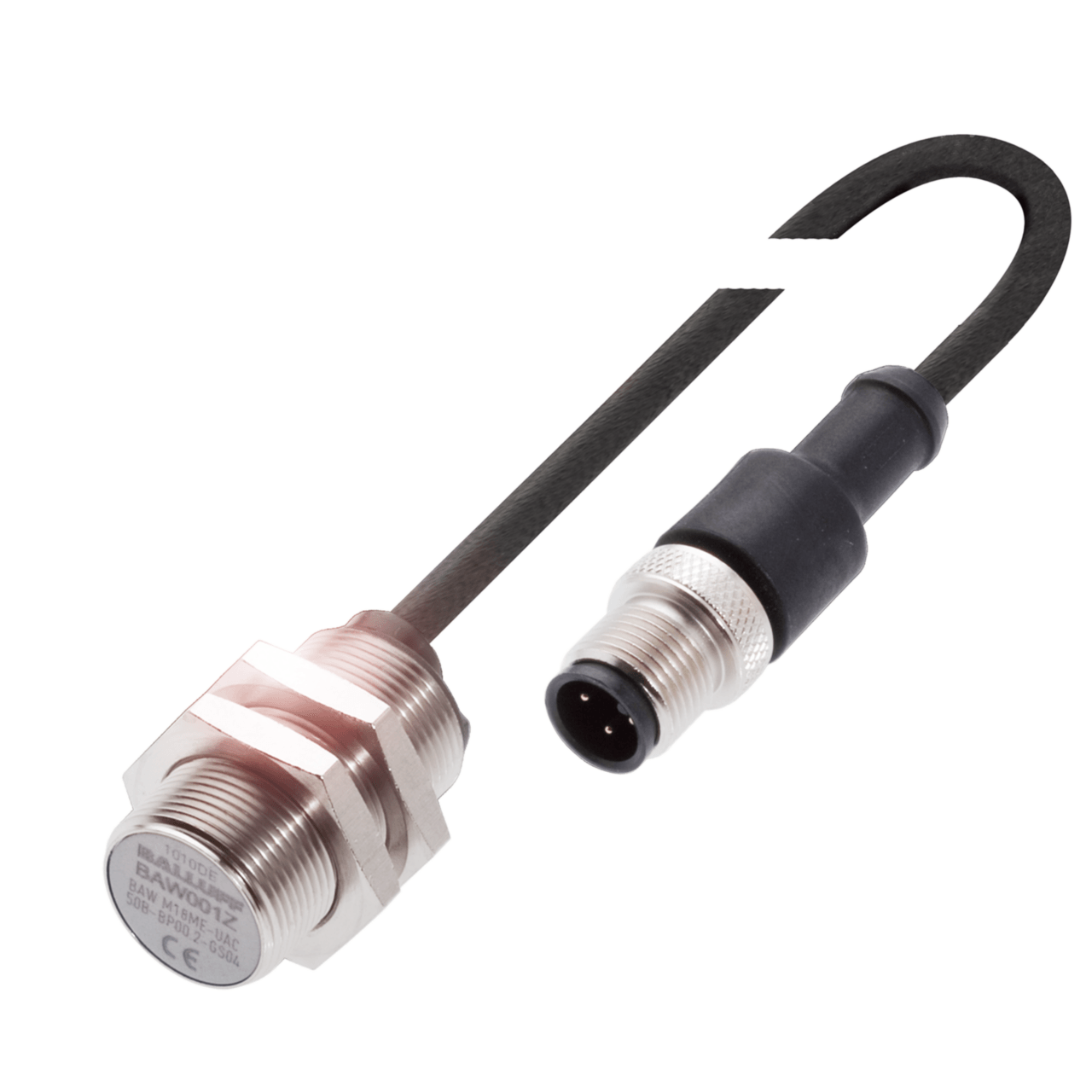 Индуктивный датчик BAW M18ME-UAC50B-BP01,5-GS04